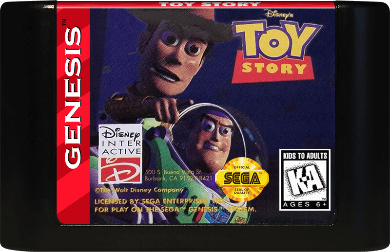 Лицензионный картридж Toy Story для Genesis